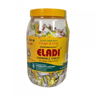 Kandamkulathy Vaidyasala, ELADI CHEWABLE TABLET, 625g, For Quick Relief